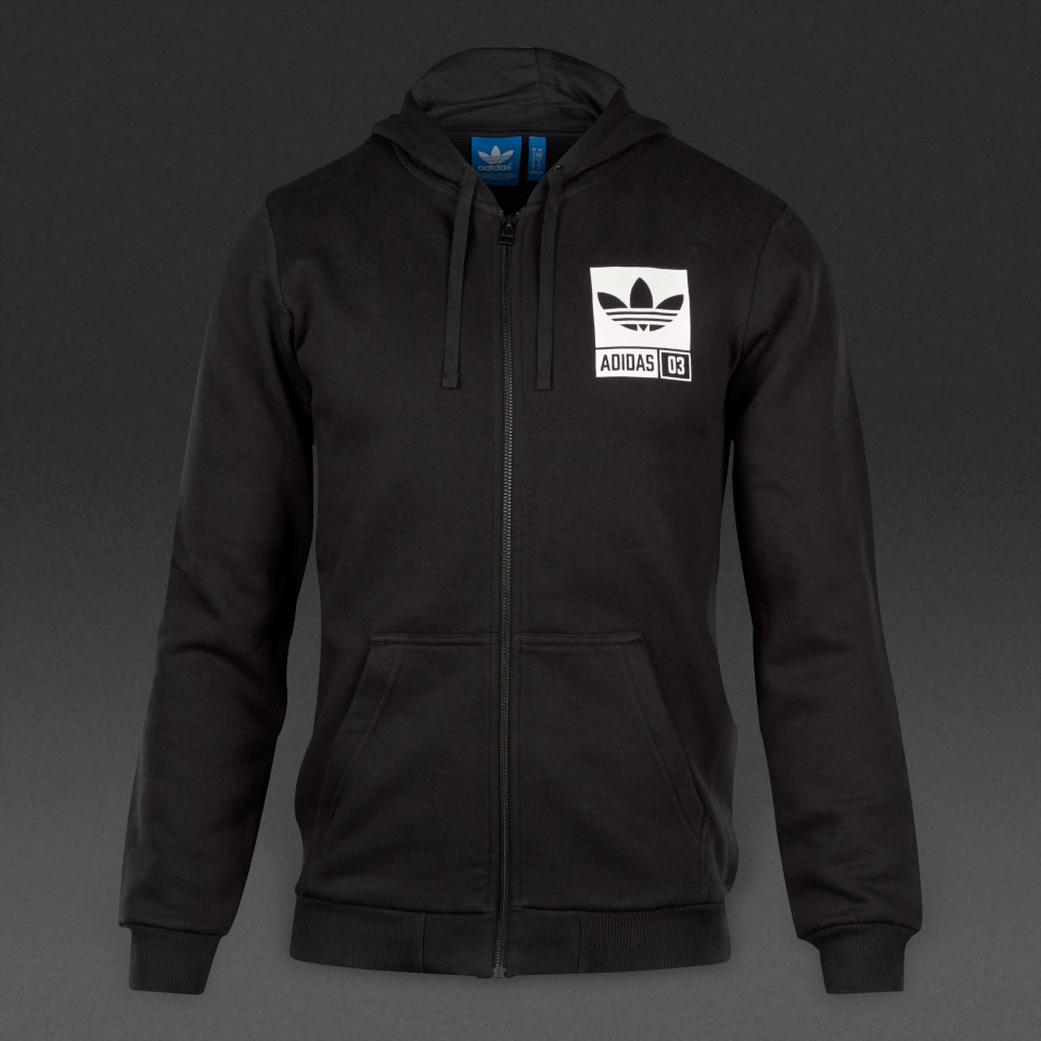 Adidas Originals Street Graphic Full-Zip Hoody Black for Men